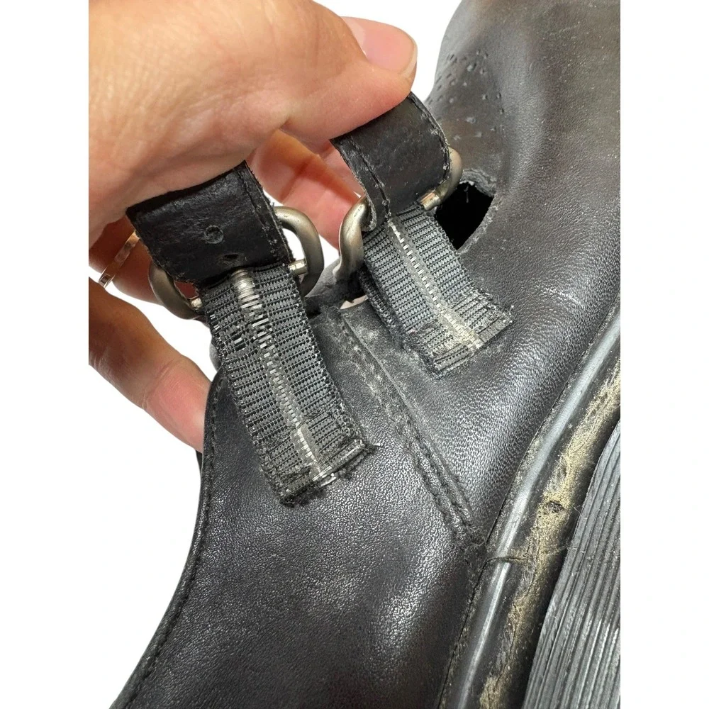 Vintage Dr. Martens Women's Mary Janes Double Buckle Leather Shoes Rare Style 5